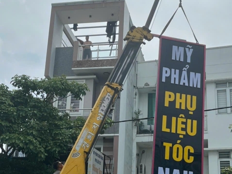 Quảng Cáo Bình Dương | Làm Bảng Quảng  Cáo Ở Bình Dương | shop mỹ phẩm hồng loan