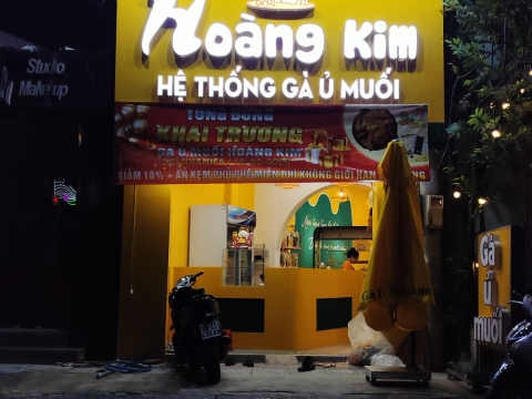 Quảng Cáo Bình Dương | Làm Bảng Quảng  Cáo Ở Bình Dương | bảng hiệu alu gà ủ muối chi nhánh 3