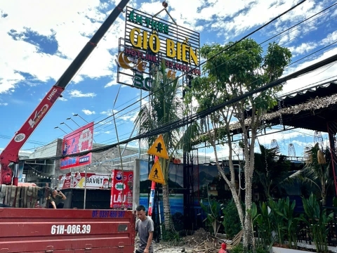  Làm biển quảng cáo ở Thuận An Bình Dương