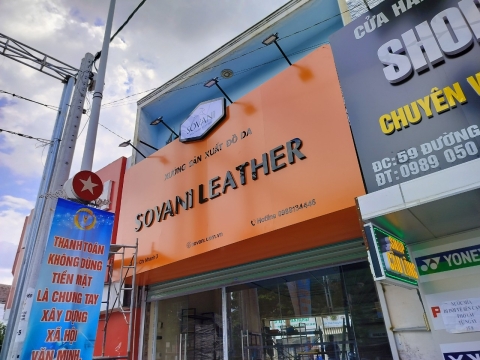 Quảng Cáo Bình Dương | Làm Bảng Quảng  Cáo Ở Bình Dương | bảng hiệu alu shop đồ da
