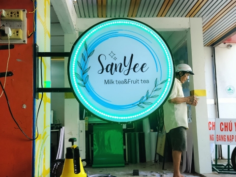  Làm hộp đèn hút nổi mica tại Bình Dương - Quảng cáo ST